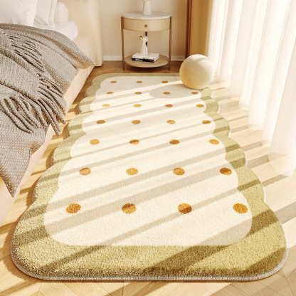 Cream Style Ins Cashmere-like Carpet Plush Skin-Friendly Bedroom Bedside Blanket Foot Mat Cool Living Room Carpet