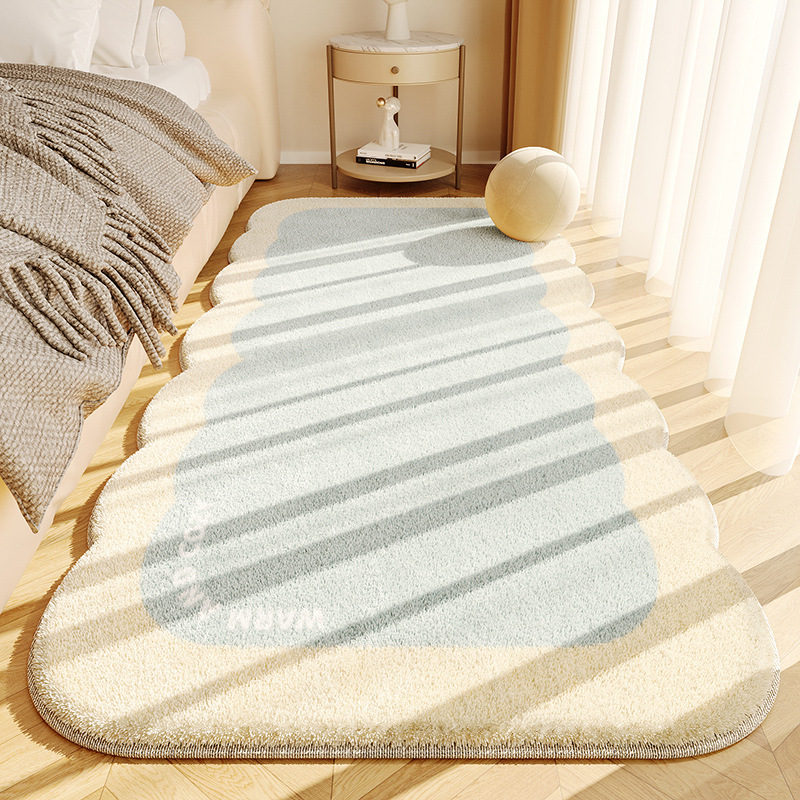 Cream Style Ins Cashmere-like Carpet Plush Skin-Friendly Bedroom Bedside Blanket Foot Mat Cool Living Room Carpet