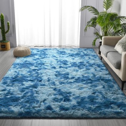 Plush Living Room Carpet Bedroom Bedside Rug Coffee Table Rug Room Under Bed Fleece Floor Mat