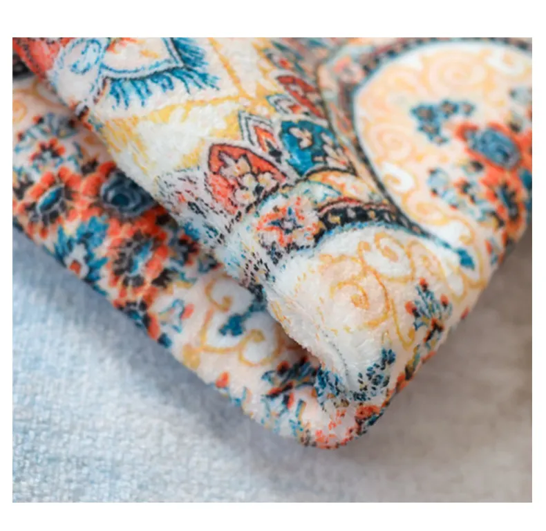 Rugava Persian Carpet Living Room Stain Resistant Easy to Clean Machine Washable Foldable Imitation Cashmere Carpet Bedroom