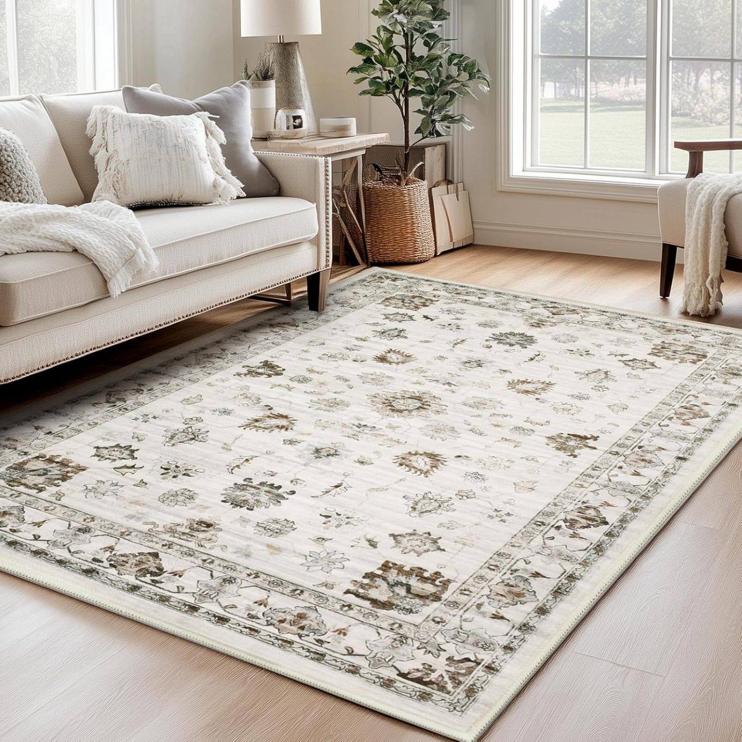 Light Luxury American Style Carpet for Home Living Room Decoration Bohemian Style Coffee Table Mat Bedroom Easy-to-Clean Bedside Rug In Stock