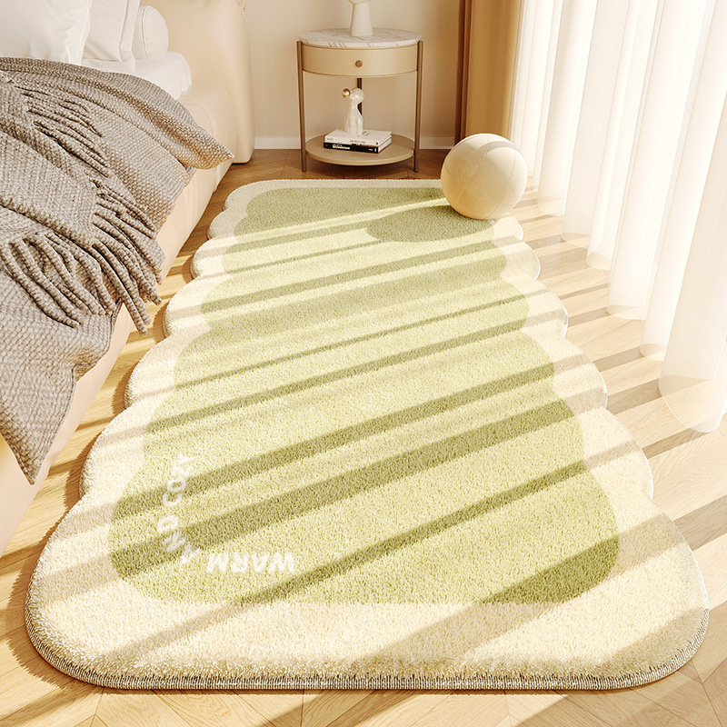 Cream Style Ins Cashmere-like Carpet Plush Skin-Friendly Bedroom Bedside Blanket Foot Mat Cool Living Room Carpet