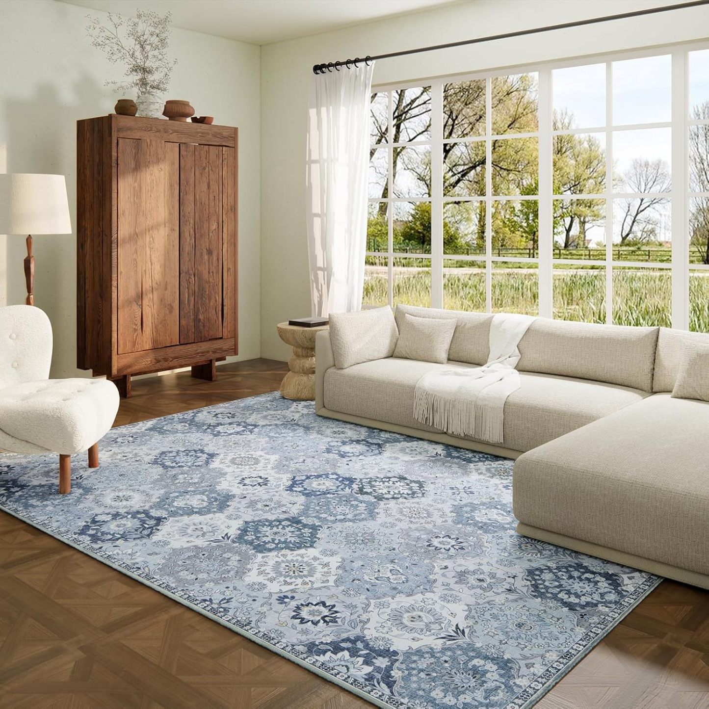 Luxury High-End Solid Color Floral Bedroom Living Room Home Carpet Entrance Hallway Door Mat