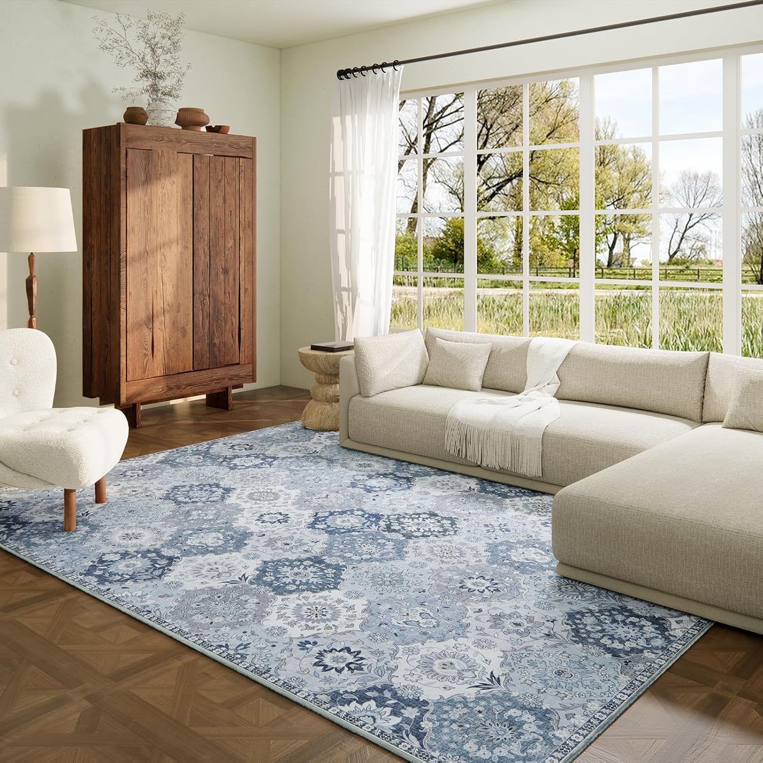 Luxury High-End Solid Color Floral Bedroom Living Room Home Carpet Entrance Hallway Door Mat