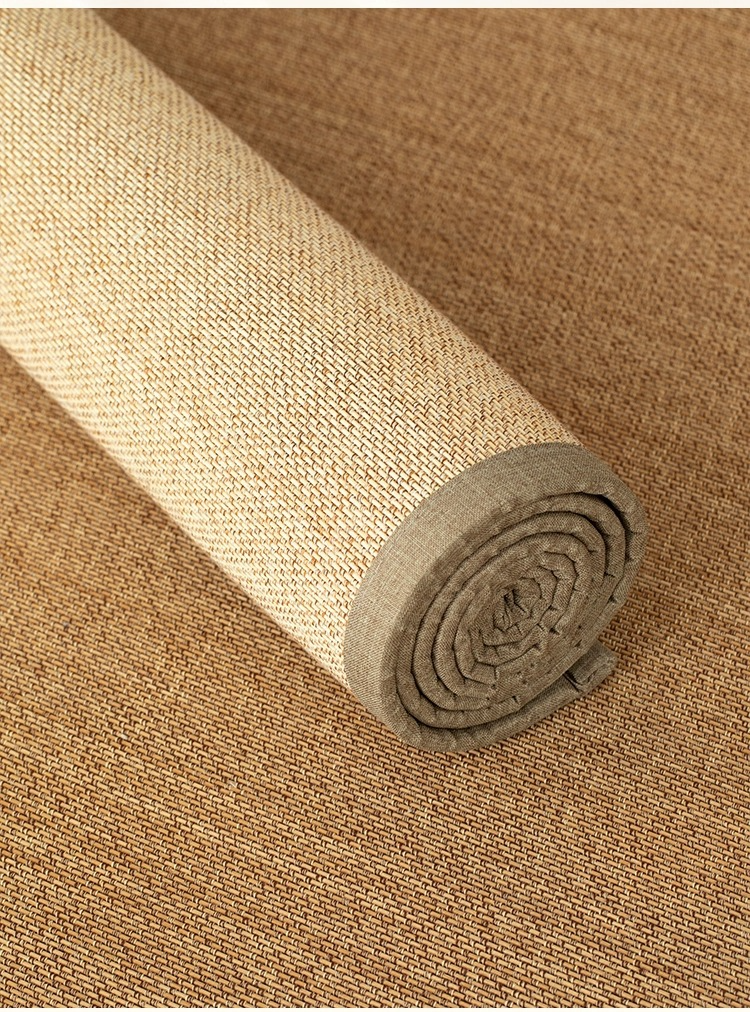 Rugava Pure handmade Cooling Mat Bamboo Woven Japanese Tatami Rattan Mat Summer Carpet Living Room Home Coffee Table Tea Room Bedroom