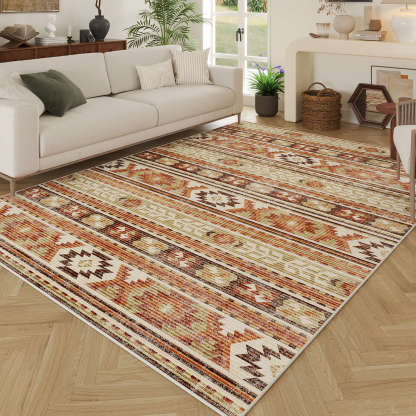American Retro Carpet Ethnic Style Persian Living Room Sofa Coffee Table Rug Fine Cashmere Bedroom Bedside Rug