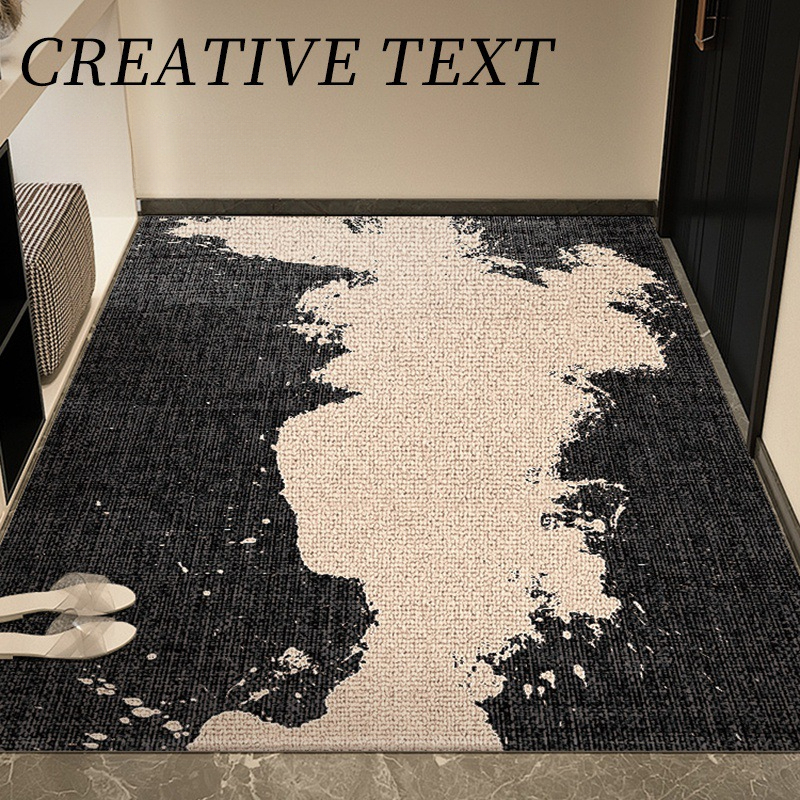 Luxury Belgian Velvet Doormat for Entryway, High-End Feel, Non-Slip Entrance Carpet, Dust Removal Mat for Hallway