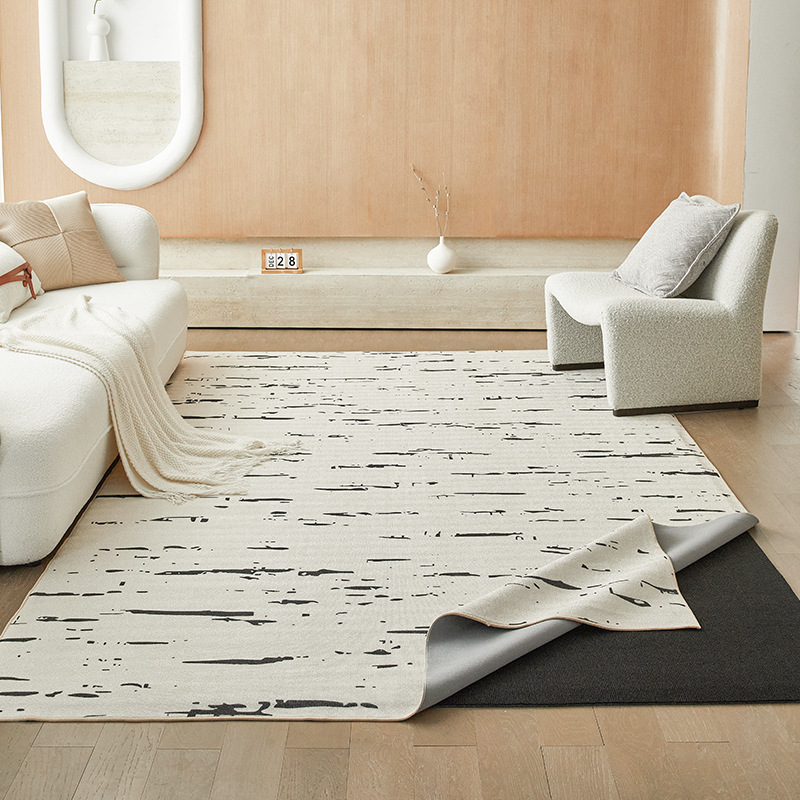 Rugava Double Layer Removable and Washable Machine Washable Living Room Carpet