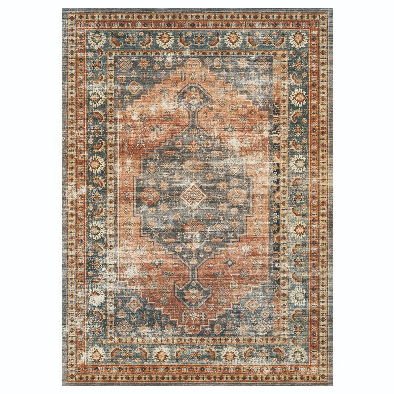 Carpet for Living Room Large Area Full Sofa Coffee Table Rug Persian Style High-end Feel Bedroom Stain-resistant Faux Cashmere Carpet