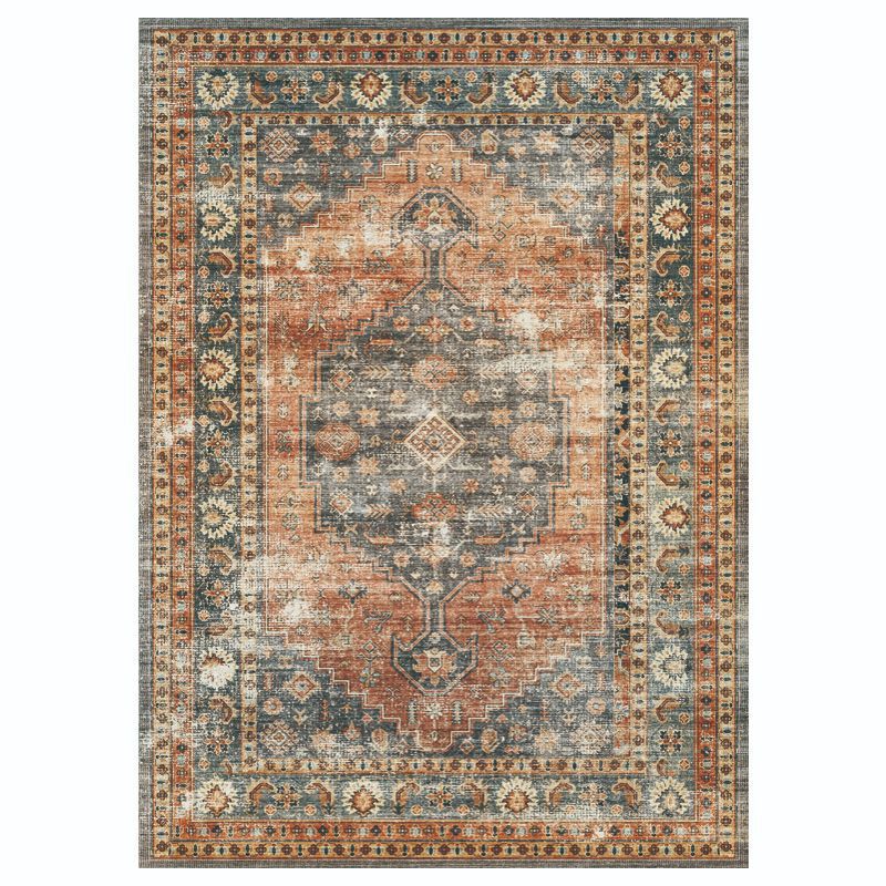 Carpet for Living Room Large Area Full Sofa Coffee Table Rug Persian Style High-end Feel Bedroom Stain-resistant Faux Cashmere Carpet