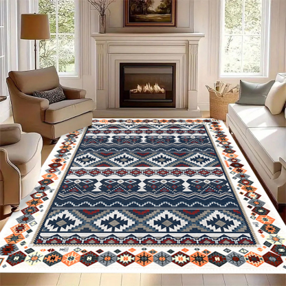 Ethnic Moroccan Carpet for Living Room Office Study Bohemian Rug Homestay Decoration Room Carpet