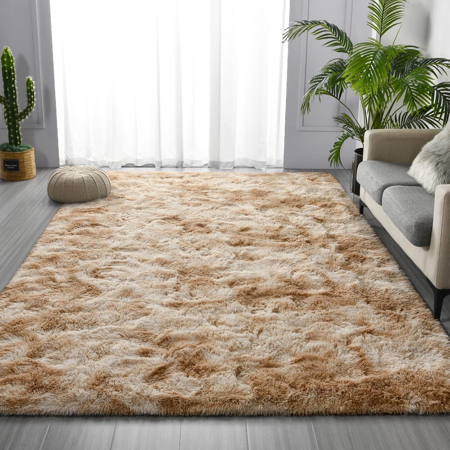 Plush Living Room Carpet Bedroom Bedside Rug Coffee Table Rug Room Under Bed Fleece Floor Mat