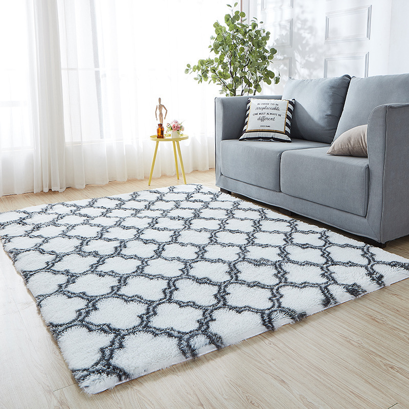 Factory Direct Supply Nordic Style Large Area Living Room Bedroom Full Coverage Home Long Plush Carpet Rug Mat Carpet