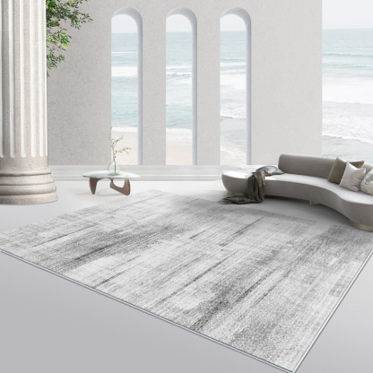Minimalist Nordic Living Room Carpet Bedroom Waterproof Stain-resistant Coffee Table Rug Light Luxury Home Abstract Loop Pile Non-slip Rug