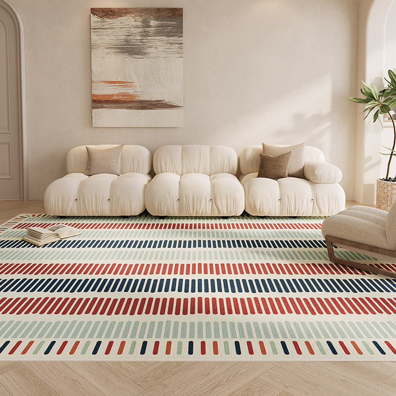 American-Style Waterproof Anti-Fouling Carpet Living Room Retro Affordable Luxury High-Grade Household Erasable Washable Disposable Bedroom Floor Mat