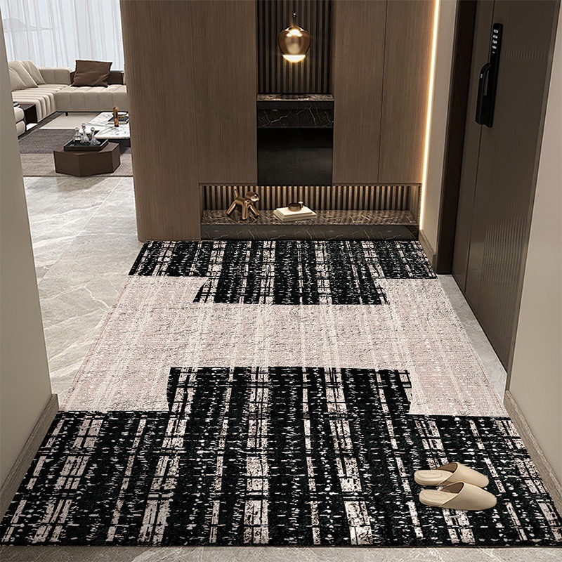 Luxury Belgian Velvet Doormat for Entryway, High-End Feel, Non-Slip Entrance Carpet, Dust Removal Mat for Hallway