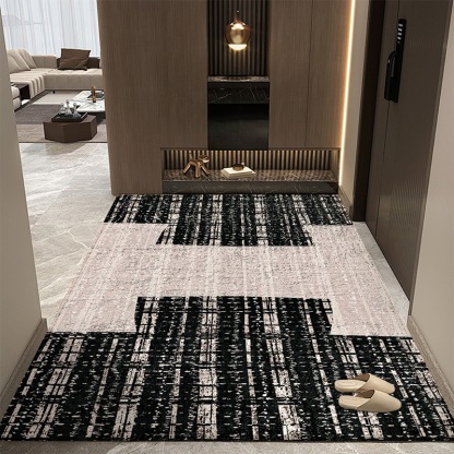Luxury Belgian Velvet Doormat for Entryway, High-End Feel, Non-Slip Entrance Carpet, Dust Removal Mat for Hallway