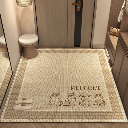 2025 New Entryway Wipe-Free Wash-Free Doormat High-End Feel Door Mat Customizable Mat