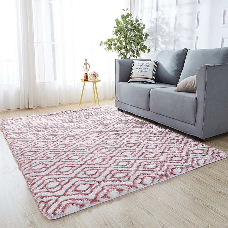 Factory Direct Supply Nordic Style Large Area Living Room Bedroom Full Coverage Home Long Plush Carpet Rug Mat Carpet