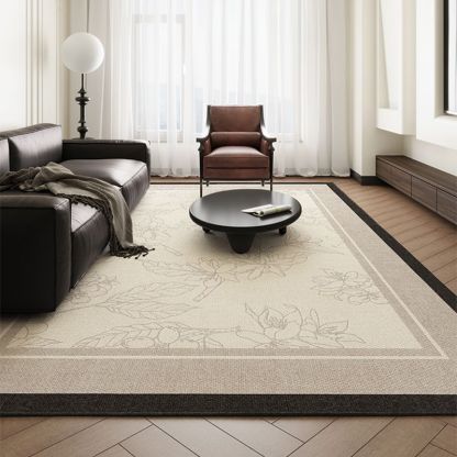 2025 New French Style Living Room Carpet Light Luxury Retro High-end Feel Home Vintage Style Bedroom Rug