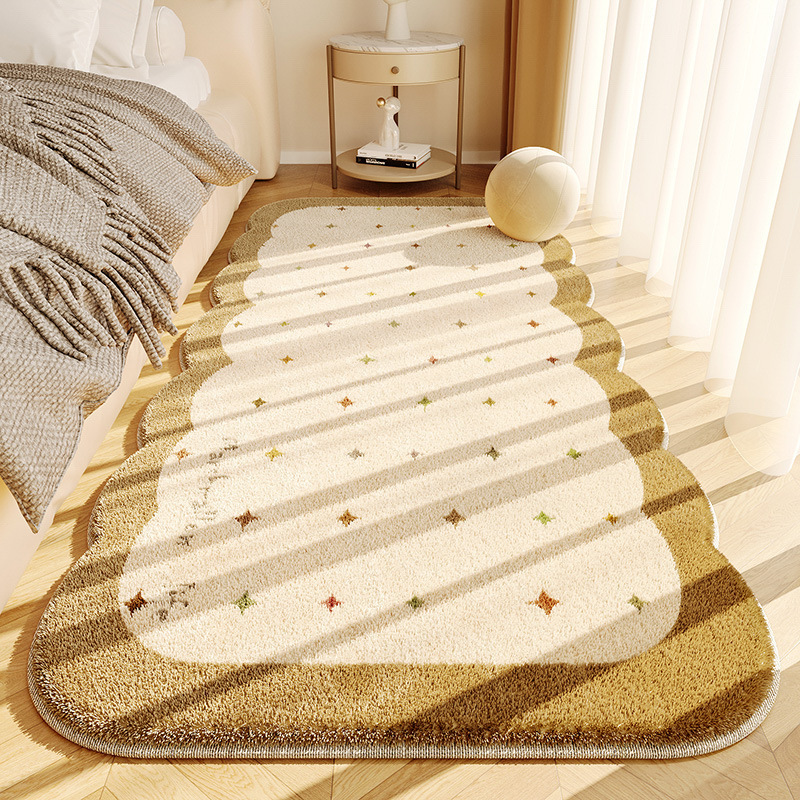 Cream Style Ins Cashmere-like Carpet Plush Skin-Friendly Bedroom Bedside Blanket Foot Mat Cool Living Room Carpet