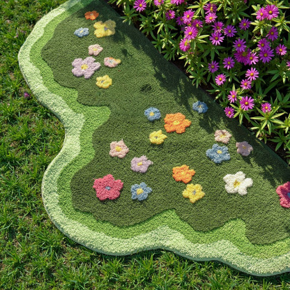 New Carpet Bedroom Bedside Rug Floor Mat Dirt-Resistant Easy to Clean