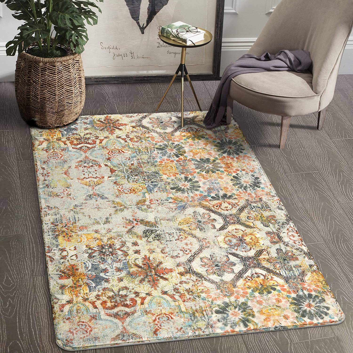 bohemian Vintage Traditional Rug Decorative Carpet Rug Carpet Living Room Bedroom Decoration