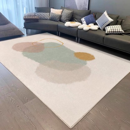 Bedroom Carpet Living Room Stain Resistant Easy to Clean Insulation Home Non-Slip Water Absorbent Sofa Coffee Table Crystal Velvet Rug