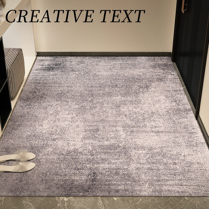 Luxury Belgian Velvet Doormat for Entryway, High-End Feel, Non-Slip Entrance Carpet, Dust Removal Mat for Hallway