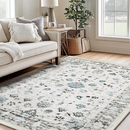 Light Luxury American Style Carpet for Home Living Room Decoration Bohemian Style Coffee Table Mat Bedroom Easy-to-Clean Bedside Rug In Stock