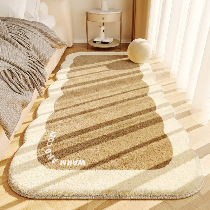 Cream Style Ins Cashmere-like Carpet Plush Skin-Friendly Bedroom Bedside Blanket Foot Mat Cool Living Room Carpet