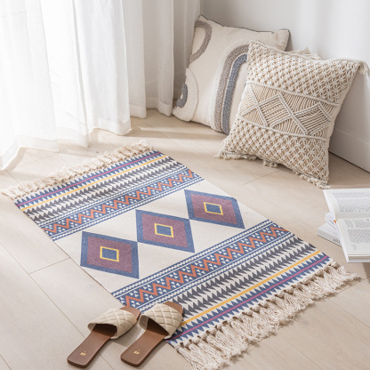 RugavaMoroccan Nordic Carpet Feel Home Living Room Sofa Rug Personality Modern Simple Homestay Tatami Mat