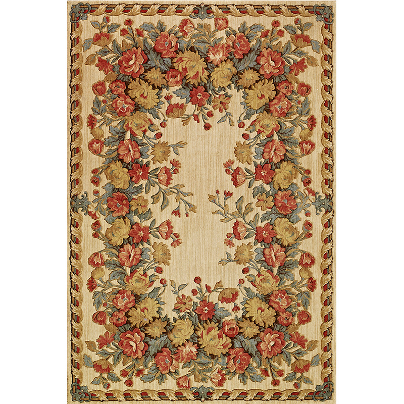 Fashion Pastoral Style Classic American Light Luxury Carpet Living Room Coffee Table Rug Bedroom Sofa Bed End Clothing Store Showroom