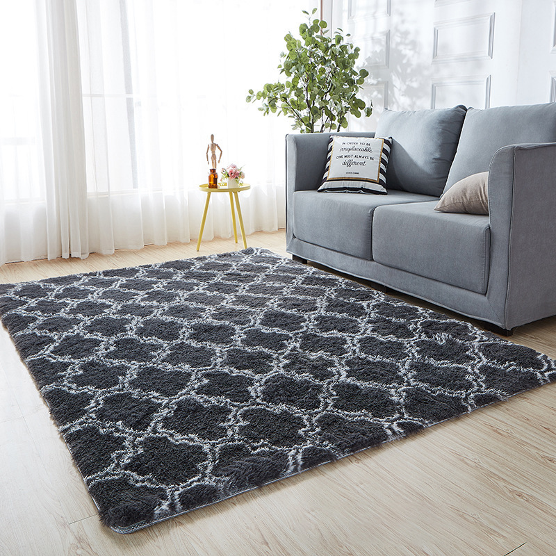 Factory Direct Supply Nordic Style Large Area Living Room Bedroom Full Coverage Home Long Plush Carpet Rug Mat Carpet