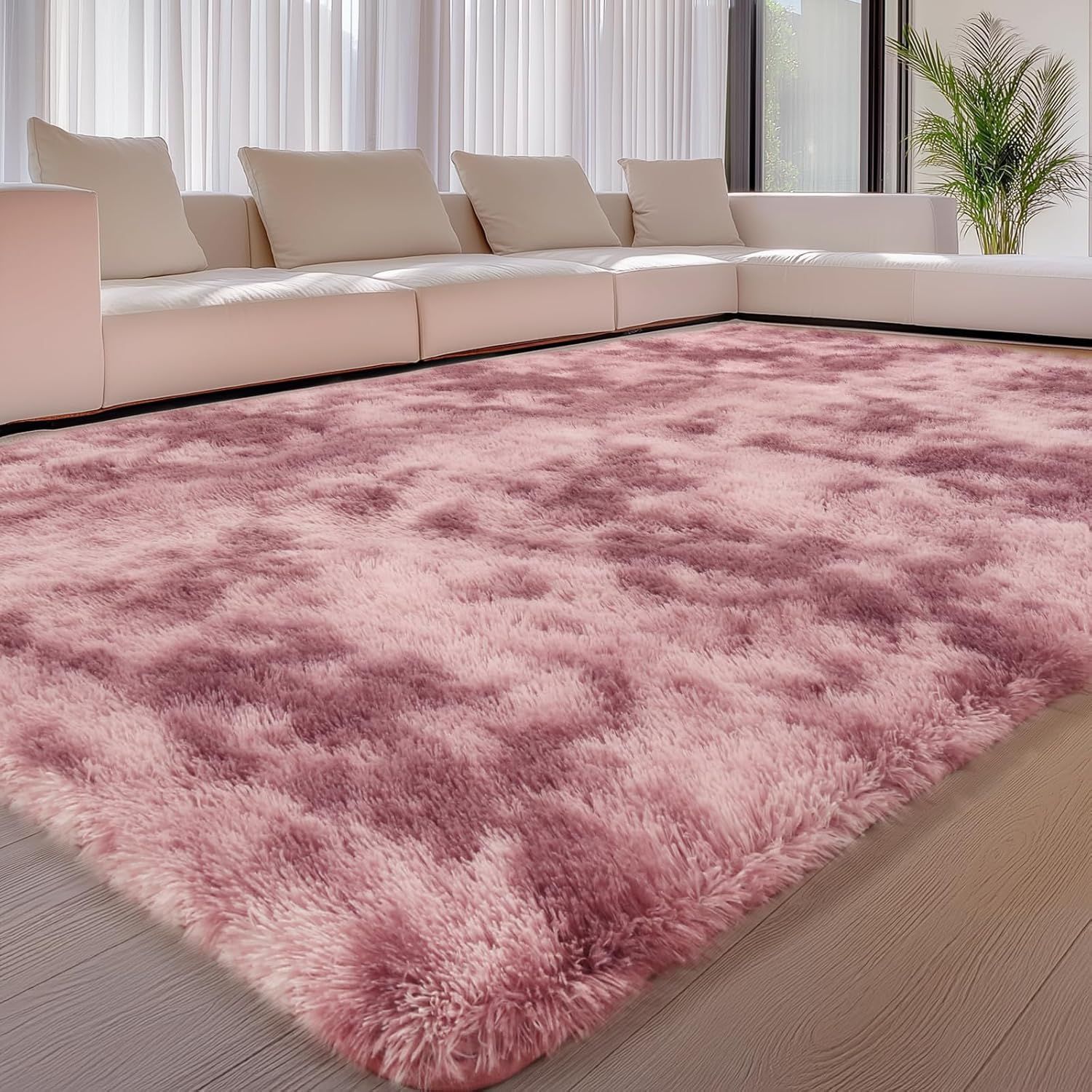 Plush Living Room Carpet Bedroom Bedside Rug Coffee Table Rug Room Under Bed Fleece Floor Mat