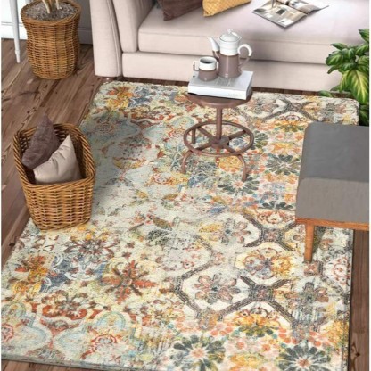 bohemian Vintage Traditional Rug Decorative Carpet Rug Carpet Living Room Bedroom Decoration