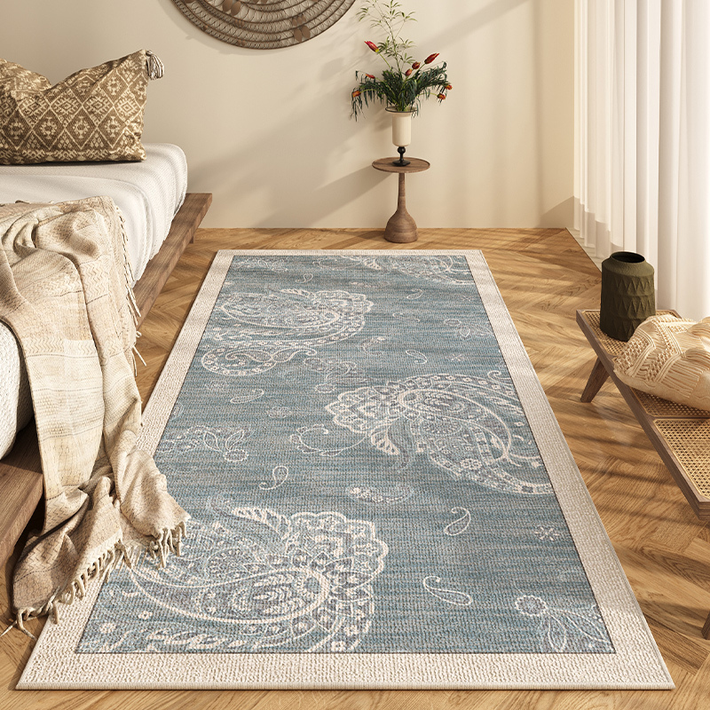 Bohemian Ethnic Style Bedroom Bedside Blanket Long Light Luxury High-Grade Carpet Master Bedroom Room Moroccan Floor Mat