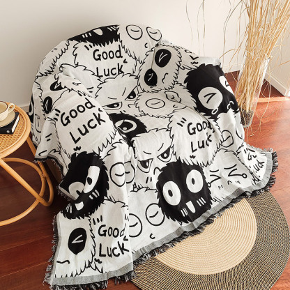 Rugava Sofa Throw Blanket Country Retro Pastoral Style Sofa Cover Chair Cover One-Piece Sofa Cushion