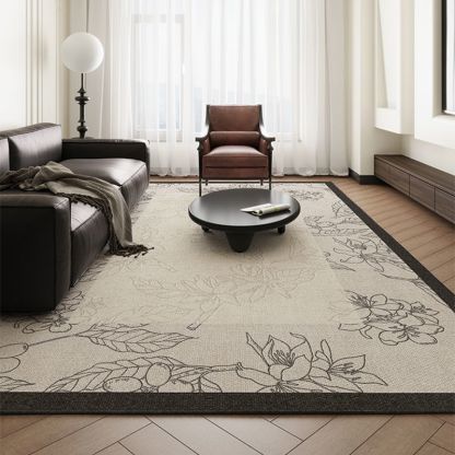 2025 New French Style Living Room Carpet Light Luxury Retro High-end Feel Home Vintage Style Bedroom Rug