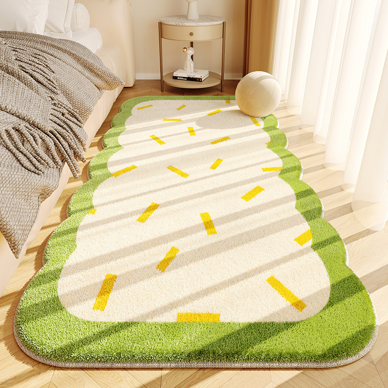 Cream Style Ins Cashmere-like Carpet Plush Skin-Friendly Bedroom Bedside Blanket Foot Mat Cool Living Room Carpet