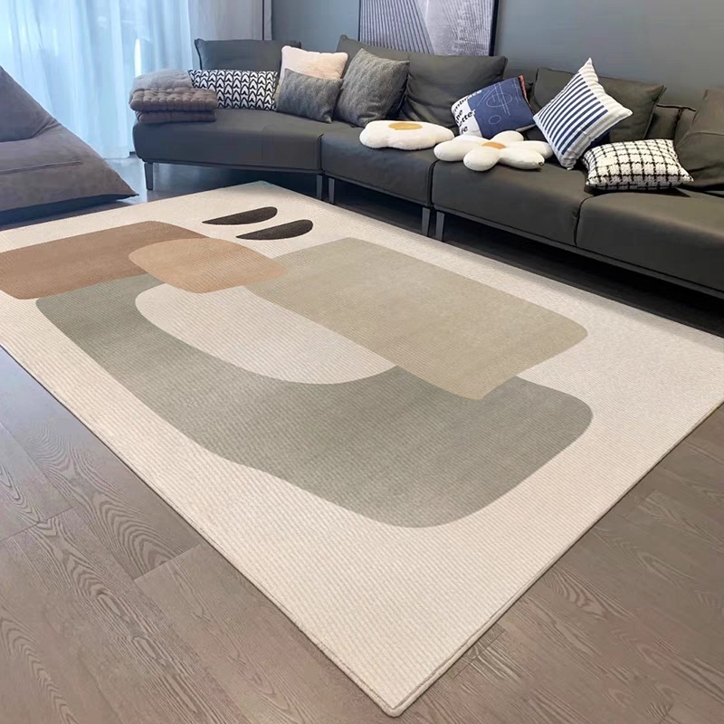 Bedroom Carpet Living Room Stain Resistant Easy to Clean Insulation Home Non-Slip Water Absorbent Sofa Coffee Table Crystal Velvet Rug