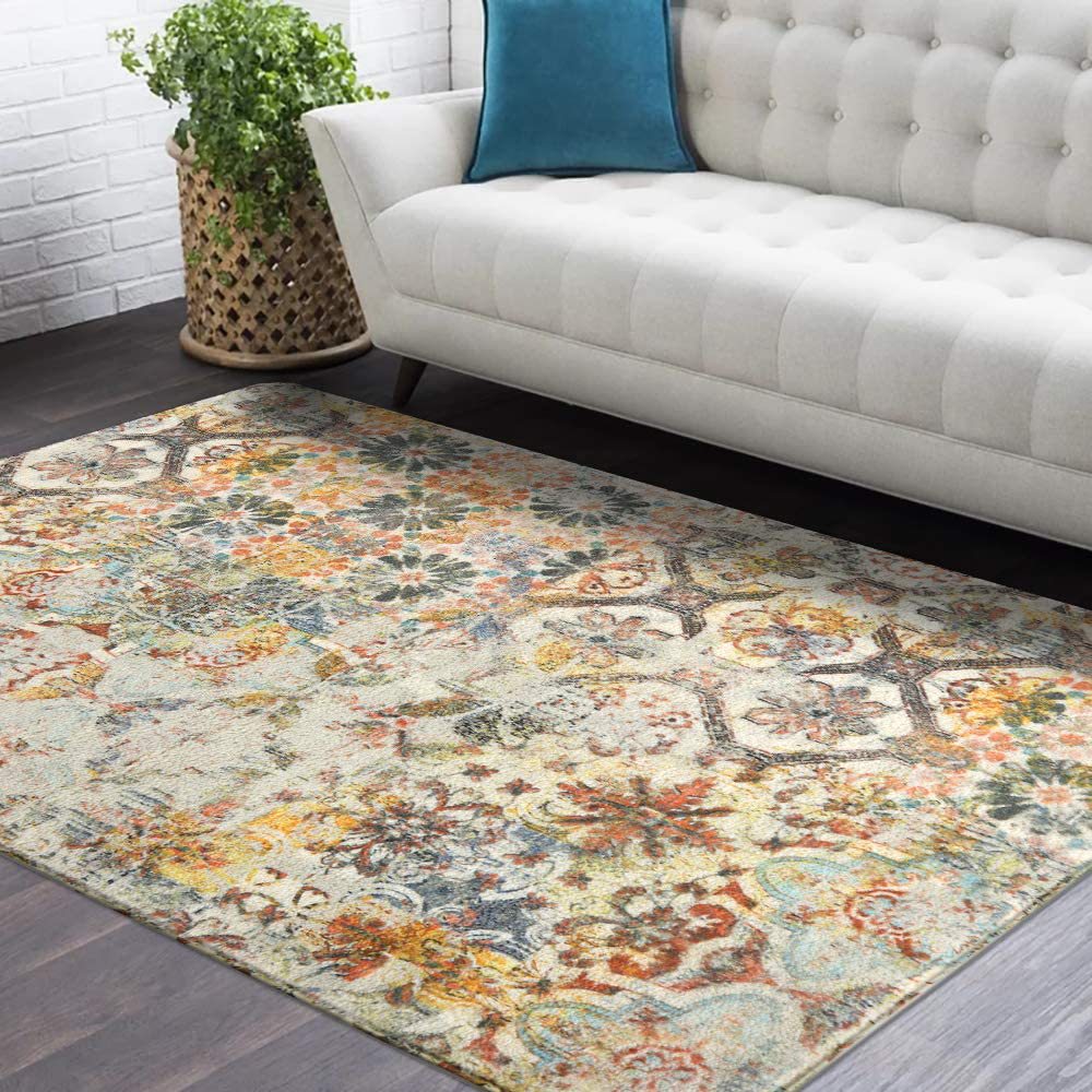 bohemian Vintage Traditional Rug Decorative Carpet Rug Carpet Living Room Bedroom Decoration