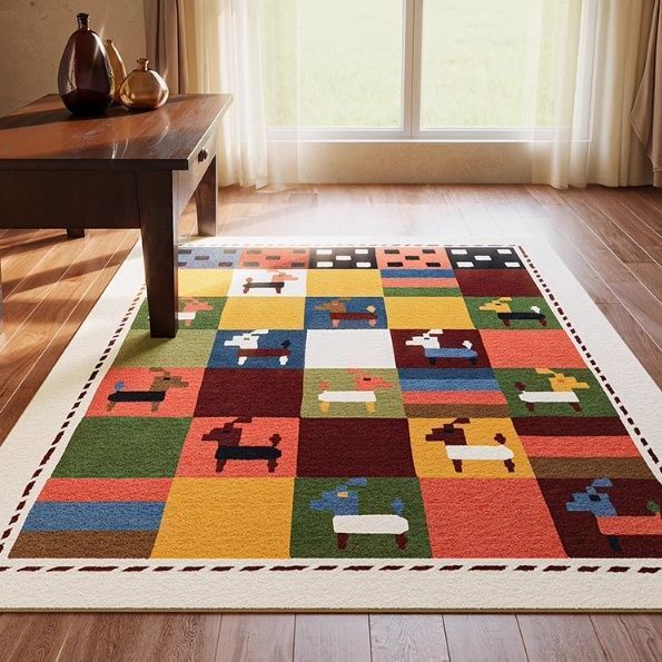 Cross-Border Moroccan Ethnic Carpet Living Room Full of Sofa Coffee Table Cushion Bedroom Easy to Care Bedside Blanket in Stock