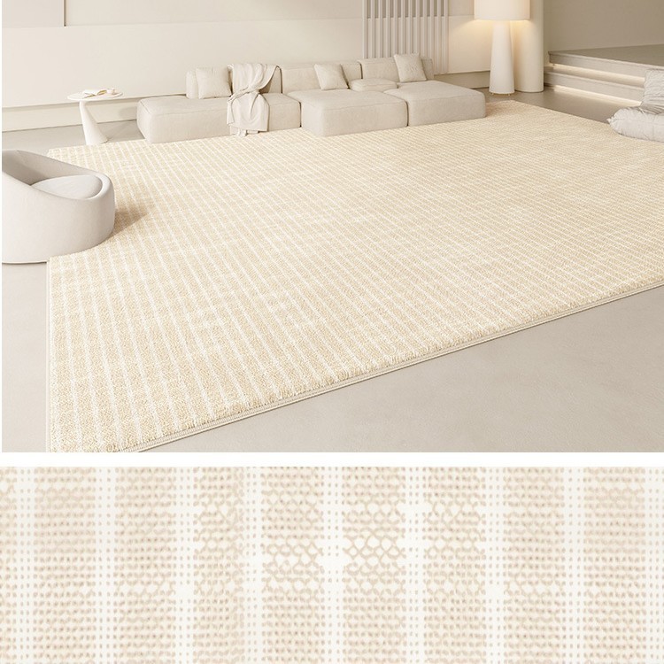 Living Room Carpet Simple Room Soundproof Non-slip Sofa Coffee Table Rug High-end Feel Home Easy Care Bedroom Bedside Rug