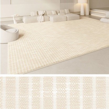 Living Room Carpet Simple Room Soundproof Non-slip Sofa Coffee Table Rug High-end Feel Home Easy Care Bedroom Bedside Rug