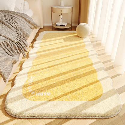 Cream Style Ins Cashmere-like Carpet Plush Skin-Friendly Bedroom Bedside Blanket Foot Mat Cool Living Room Carpet