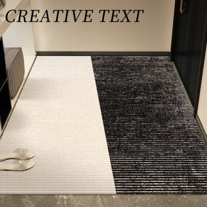Luxury Belgian Velvet Doormat for Entryway, High-End Feel, Non-Slip Entrance Carpet, Dust Removal Mat for Hallway
