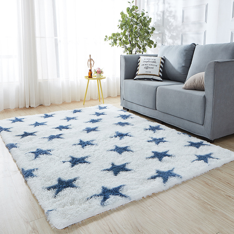 Factory Direct Supply Nordic Style Large Area Living Room Bedroom Full Coverage Home Long Plush Carpet Rug Mat Carpet
