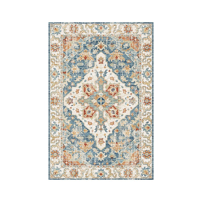 American Ethnic Style Living Room Carpet Sofa Coffee Table Rug Simple Retro Persian Washable Wipeable Bedroom Bedside Preferred