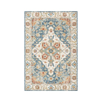 American Ethnic Style Living Room Carpet Sofa Coffee Table Rug Simple Retro Persian Washable Wipeable Bedroom Bedside Preferred